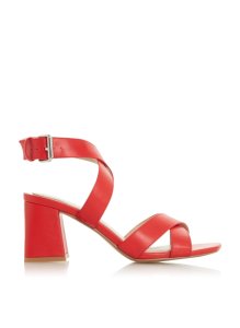 Womens *Head Over Heels By Dune 'Jayy' Ladies Mid Heel Sandals- Red, Red