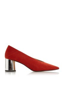Womens *Head Over Heels By Dune Red 'Amyyy' Mid Heel Court Shoes, Red