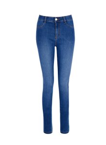 Womens Tall Blue 'Frankie' Denim Super Skinny Ankle Grazer Jeans, Blue