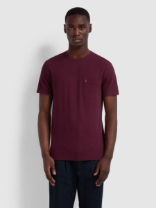 Farah Sunset Slim Fit T-Shirt In Red
