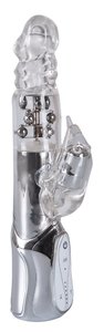 Perlenvibrator „Beaver“, 24,5 cm mit 7 Vibrationsrhythmen und 6 Rotationsstufen