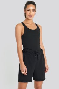 Trendyol Paperbag Shorts - Black