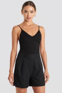 Trendyol Zipper Detailed Shorts - Black