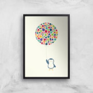 Andy Westface Float In The Air Giclee Art Print - A3 - Black Frame