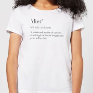Dictionary Diet Women's T-Shirt - White - S - White
