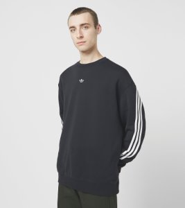 Adidas Originals 3 Stripe Wrap Sweatshirt, vit