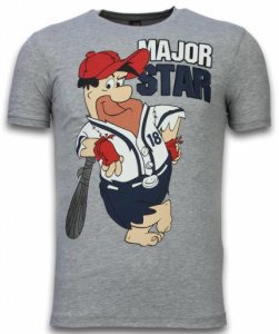 Major Star - T-shirt - Grijs