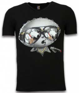 Stewie Dog - T-shirt - Zwart