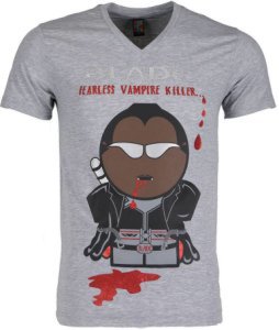 Mascherano - T-shirt - blade fearless vampire killer - grijs