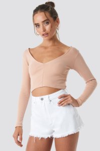 Abrand A High Relaxed Short - White