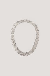 NA-KD Accessories Flat Chain Necklace - Silver