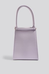 NA-KD Accessories Top Handle Trapeze Bag - Purple