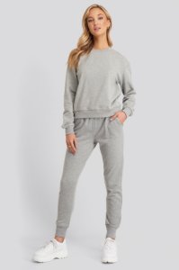 NA-KD Basic Basic Sweatpants - Grey