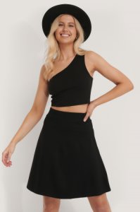 NA-KD Jersey Mini Skirt - Black