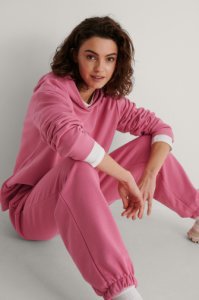 NA-KD Trend Oversized Relaxed Hoodie - Pink