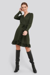 Trendyol Binding Detailed Dress - Green