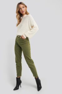 Trendyol High Waist Mom Jeans - Green