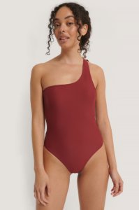 Trendyol One Shoulder Swimsuit - Red