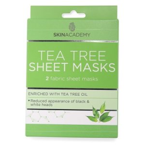 Skin Academy Tea Tree Sheet Masks 2 pcs