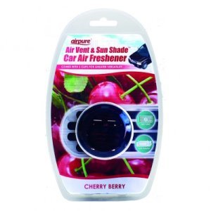 Airpure 2 in 1 Vent &amp; Shade Car Freshener Very Cherry Berry 1 st