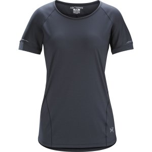 Arcteryx Damen Motus Crew T-Shirt (Größe XS, Schwarz) | T-Shirts Funktion > Damen