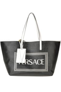 Versace - Borsa shopping con logo
