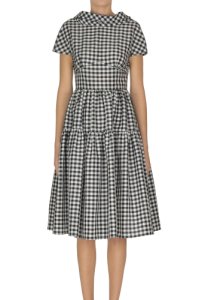Vichy print dress