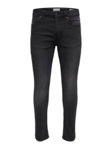 ONLY & SONS Onsloom Zwarte Jog Slim Fit Jeans Heren Zwart
