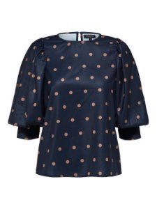 SELECTED Pofmouw - Blouse Dames Blauw