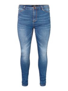 VERO MODA Jrzerotanja Regular Waist Slim Fit Jeans Dames Blauw