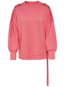 ONLY Gedetailleerd Sweatshirt Dames Roze
