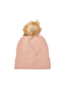 ONLY Pompon Muts Dames Roze
