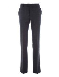 Pantalon de costume - laine et polyester - Coloris - Gris, Taille FR - 40