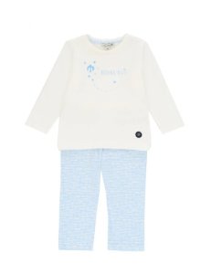 Pyjama à motif KIDS - coton - Coloris - Milk/Leman, Taille enfant - 4 ans