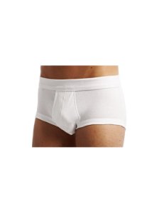 Slip ouvert ceinture latex - coton peigné - Coloris - Blanc, Taille AL - 4