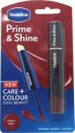 Vaseline Prime & Shine 2-in-1 Läppbalsam och färgad Läppglans 3.2ml - Plum Red