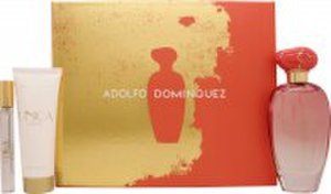 Adolfo Dominguez Unica Coral Gavesett 100ml EDT + 10ml EDT + 75ml Body Lotion