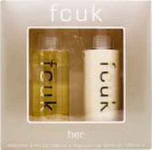 FCUK FCUK Her Gift Set 250ml Body Lotion + 250ml Fragrance Mist
