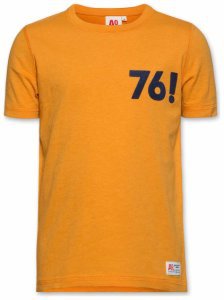 American Outfitters! Jongens Shirt Korte Mouw - Maat 128 - Oranje - Katoen