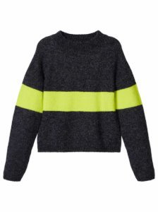 LMTD! Meisjes Sweater - Maat 152 - Donkerblauw - Acryl/nylon