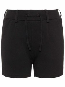 Name It! meisjes korte broek - maat 104 - zwart - viscose/elasthan