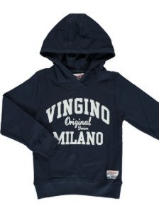 Vingino! Jongens Sweater - Maat 98 - Donkerblauw - Katoen/elasthan