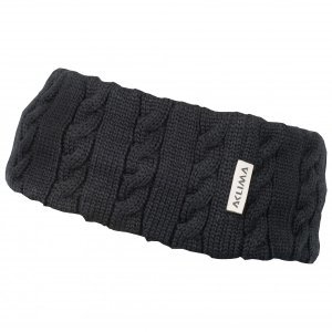 Aclima - Knitted Headband - Hoofdband maat One Size, zwart