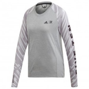 adidas - Women's Trailcross L/S - Fietsshirt maat XL, grijs