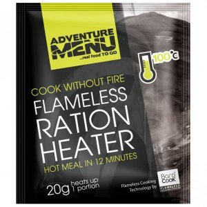 Adventure Menu - Self-heater - Drogebrandstofkookstel maat 50 g for 2 servings, zwart