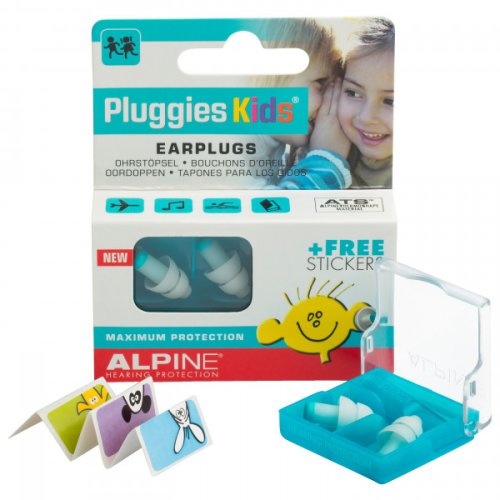 Alpine - Pluggies Kids maat One Size, cyan