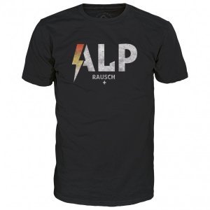 Alprausch - Alp-Blitz Basic Tee - T-shirt maat S, zwart