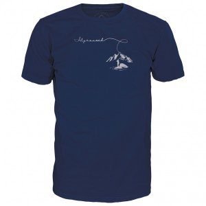 Alprausch - Alpe-Fischer Basic Tee - T-shirt maat S, blauw