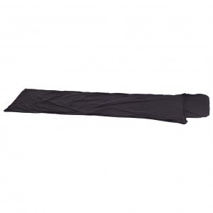 Alvivo - Baumwollinlet Decke - Reisslaapzak maat 160 cm, zwart