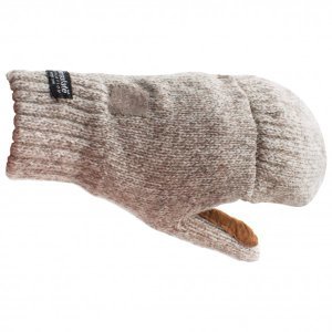 Auclair - Avalon Raggwool Fliptop - Handschoenen maat One Size, grijs